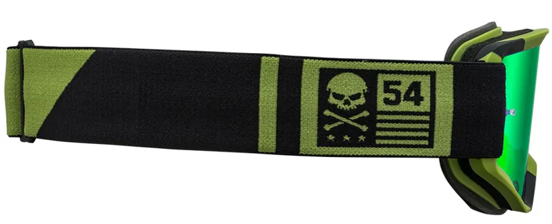 Bell Descender MTB Mirrored Lens Goggles Green-3